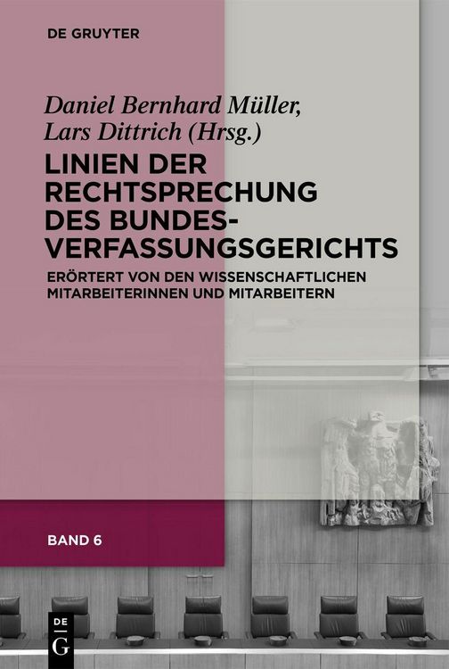 Produktbild: Linien der Rechtsprechung des Bundesverfassungsgerichts