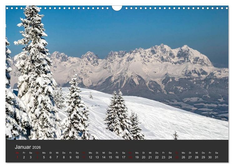 Produktbild: Der Wilde Kaiser, das Kletterparadies bei Kitzb&uuml;hel (Wandkalender 2026 DIN A3 quer), CALVENDO Monatskalender
