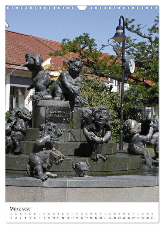 Produktbild: Wundersch&ouml;nes Bad Harzburg (Wandkalender 2026 DIN A3 hoch), CALVENDO Monatskalender