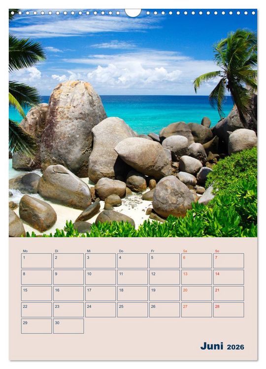 Produktbild: Mahe - Inselparadies der Seychellen (Wandkalender 2026 DIN A3 hoch), CALVENDO Monatskalender