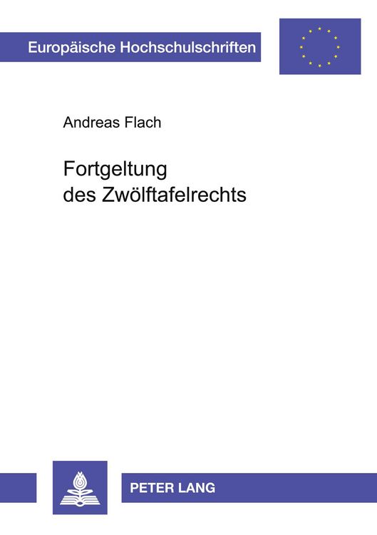 Produktbild: Fortgeltung des Zw&ouml;lftafelrechts