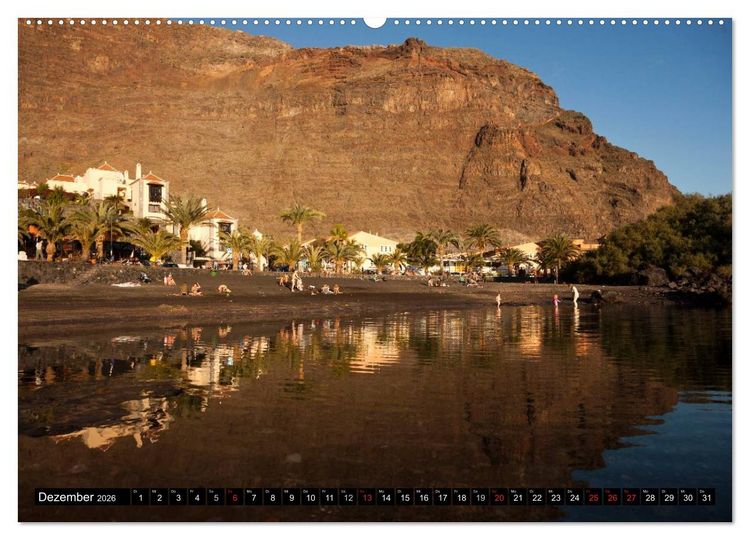 Produktbild: La Gomera - Valle Gran Rey (Wandkalender 2026 DIN A2 quer), CALVENDO Monatskalender