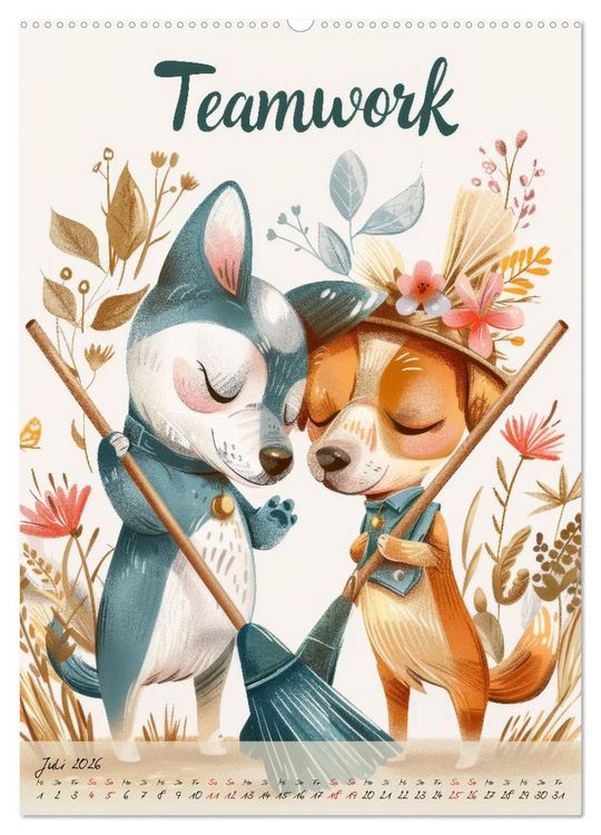 Produktbild: Secrets of love - mit Liebe durch das Jahr (hochwertiger Premium Wandkalender 2026 DIN A2 hoch), Kunstdruck in Hochglanz