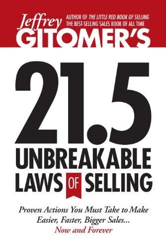 Produktbild: Jeffrey Gitomer's 21.5 Unbreakable Laws of Selling