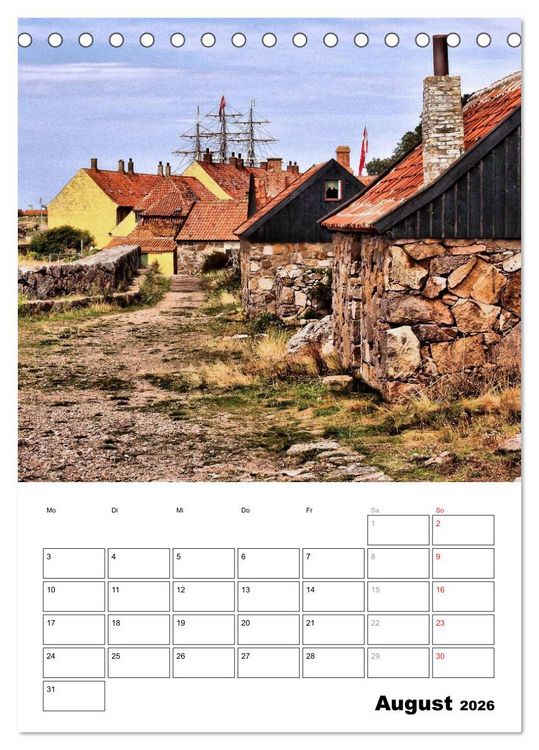 Produktbild: Stra&szlig;enansichten (Tischkalender 2026 DIN A5 hoch), CALVENDO Monatskalender