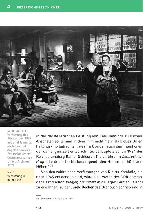 Produktbild: Der zerbrochne Krug von Heinrich von Kleist