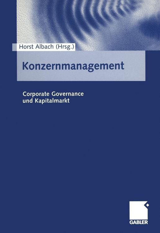 Produktbild: Konzernmanagement