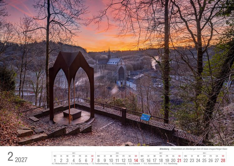 Produktbild: Altenberg 2027 Bildkalender A3 Spiralbindung