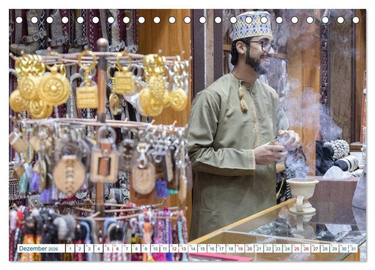 Produktbild: Oman - Ein Land aus 1001 Nacht (Tischkalender 2026 DIN A5 quer), CALVENDO Monatskalender