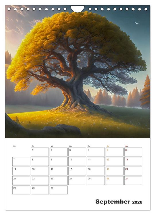 Produktbild: M&auml;rchenhafte B&auml;ume (Wandkalender 2026 DIN A4 hoch), CALVENDO Monatskalender