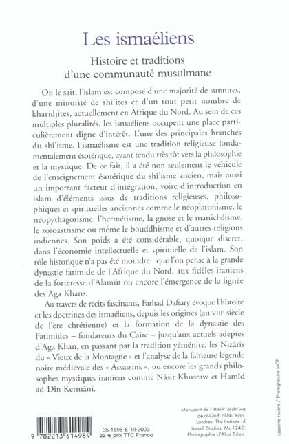 Produktbild: Les Ismaeliens ; Histoire et Traditions D'Une Communaute Musulmane