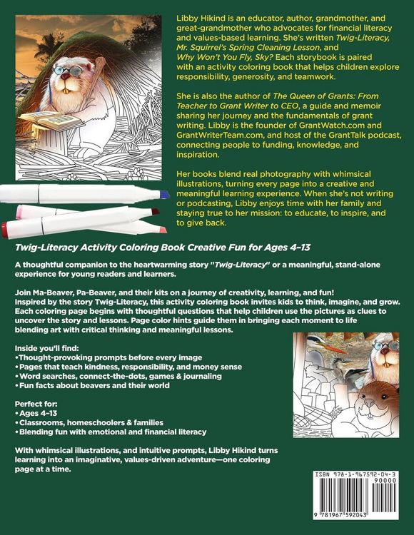 Produktbild: Twig-Literacy Activity Marker Coloring Book