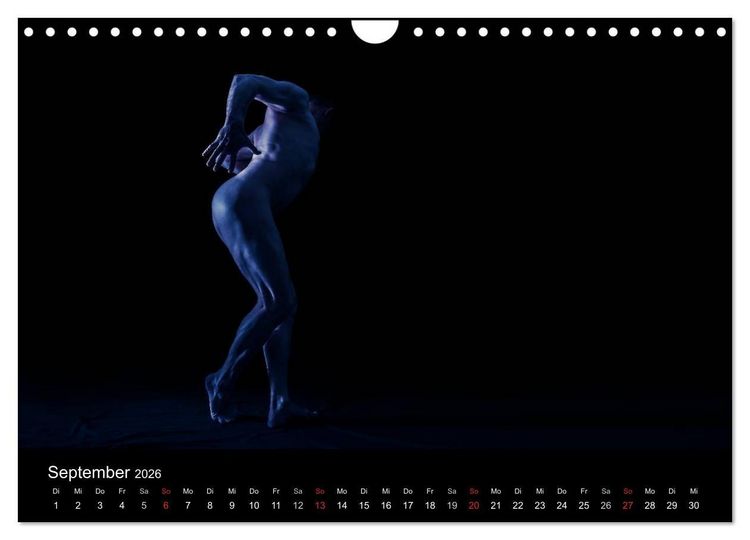 Produktbild: M&Auml;NNER - AKTE ZWISCHEN KRAFT UND SINNLICHKEIT (Wandkalender 2026 DIN A4 quer), CALVENDO Monatskalender