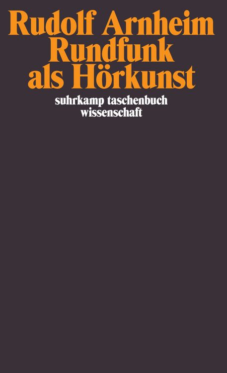 Produktbild: Rundfunk als H&ouml;rkunst