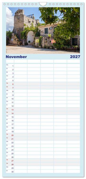 Produktbild: Familienplaner 2027 - Zakynthos - die liebenswerte Insel mit 5 Spalten (Wandkalender, 21 x 45 cm) CALVENDO