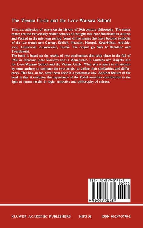 Produktbild: The Vienna Circle and the Lvov-Warsaw School