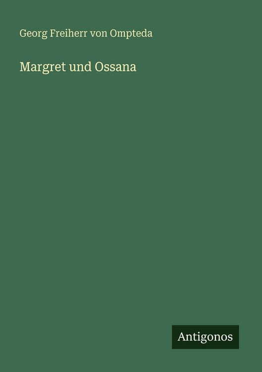 Produktbild: Margret und Ossana