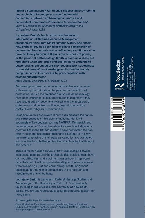 Produktbild: Archaeological Theory and the Politics of Cultural Heritage