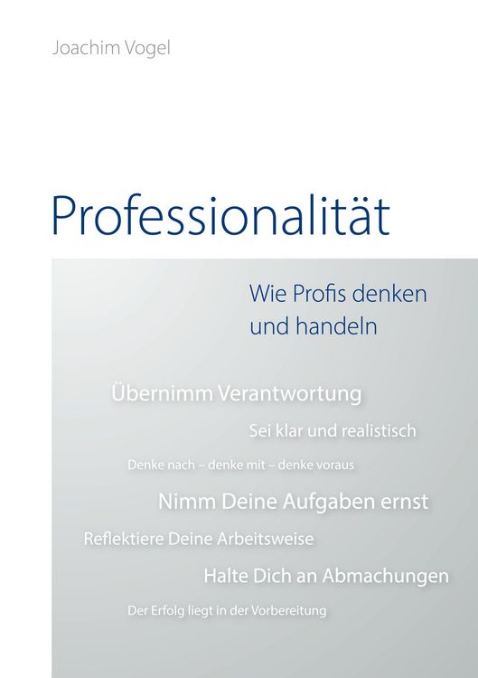 Produktbild: Professionalit&auml;t