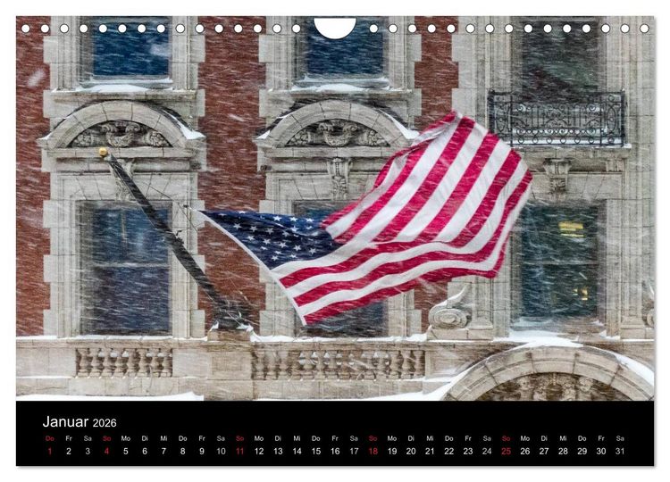 Produktbild: Zu Besuch in New York (Wandkalender 2026 DIN A4 quer), CALVENDO Monatskalender