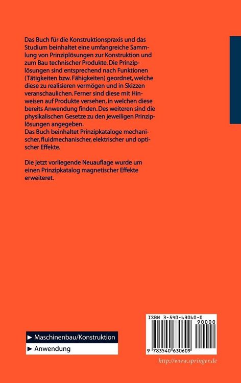 Produktbild: Prinzipl&ouml;sungen zur Konstruktion technischer Produkte