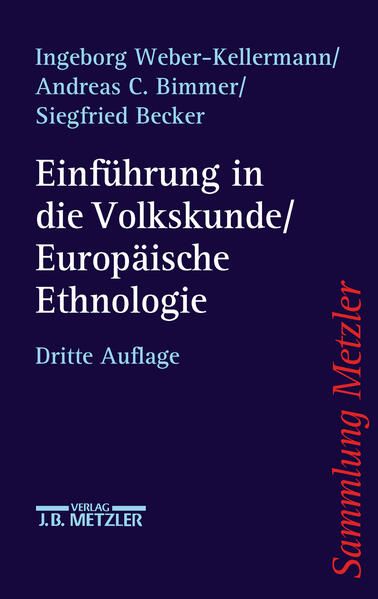 Produktbild: Einf&uuml;hrung in die Volkskunde / Europ&auml;ische Ethnologie