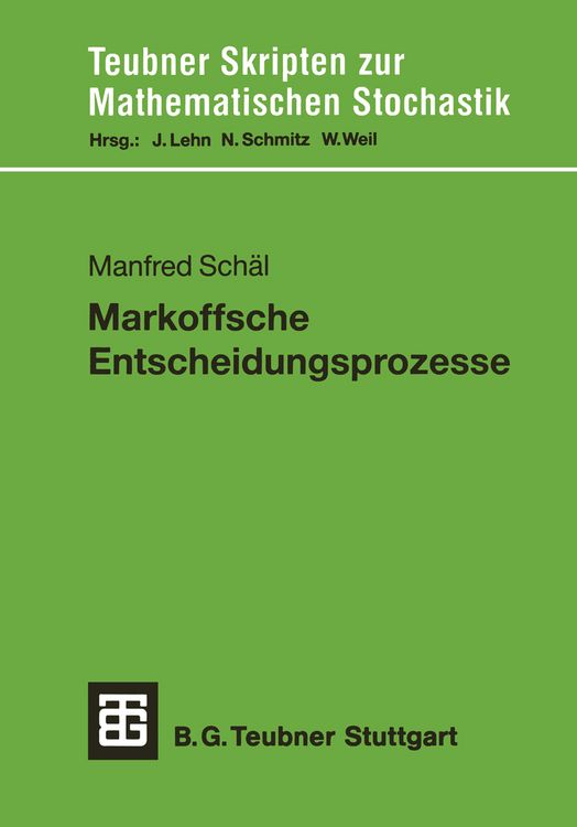 Produktbild: Markoffsche Entscheidungsprozesse