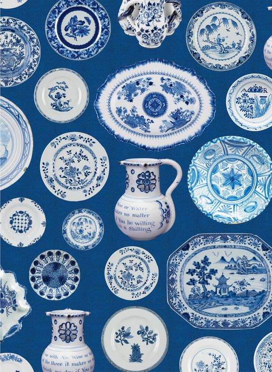 Produktbild: Colonial Williamsburg Blue and White American Style Wrapping Paper Book
