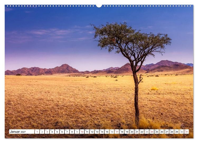 Produktbild: Namibia - Farben und Licht (hochwertiger Premium Wandkalender 2027 DIN A2 quer), Kunstdruck in Hochglanz