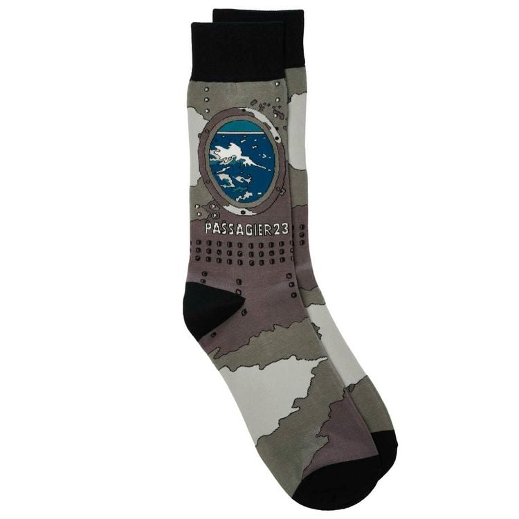 Produktbild: Sebastian Fitzek-Socken "Passagier 23" Gr&ouml;&szlig;e 41 - 46