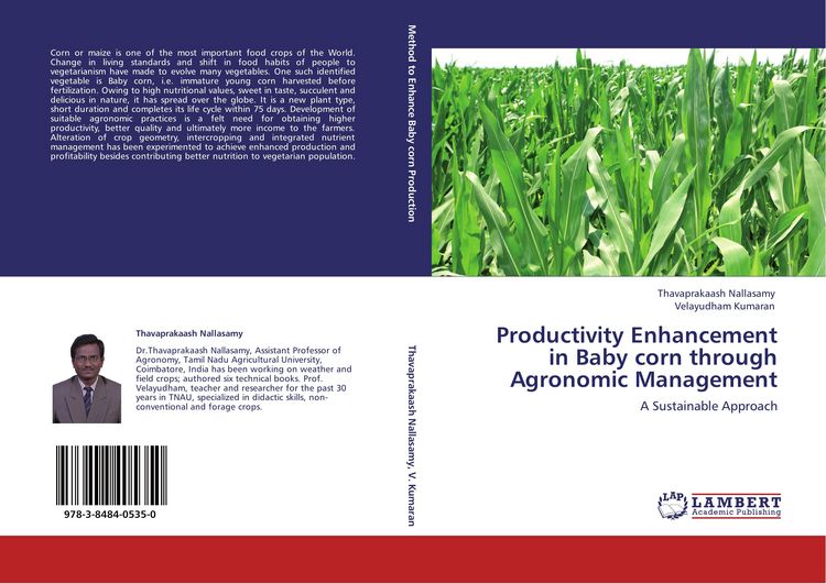 Produktbild: Productivity Enhancement in Baby corn through Agronomic Management