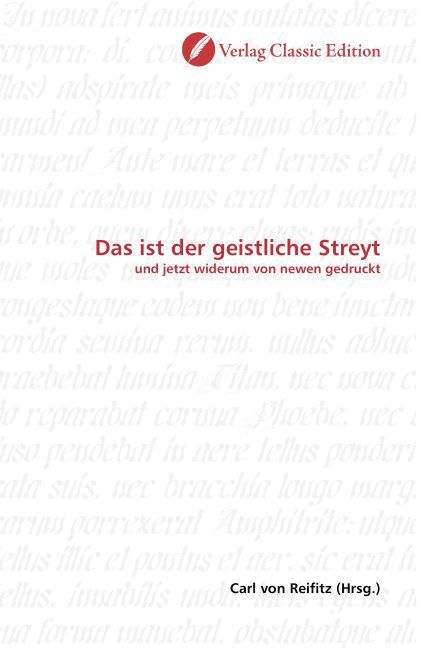 Produktbild: Das ist der geistliche Streyt