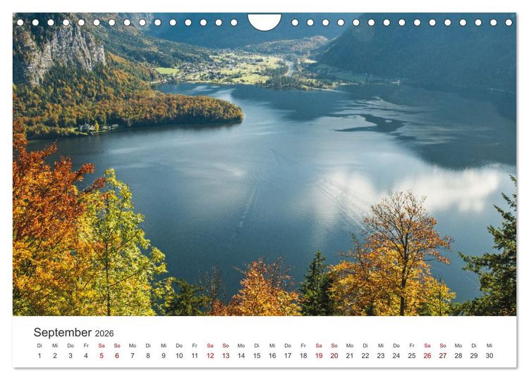 Produktbild: Hallstatt - Die Perle &Ouml;sterreichs (Wandkalender 2026 DIN A4 quer), CALVENDO Monatskalender