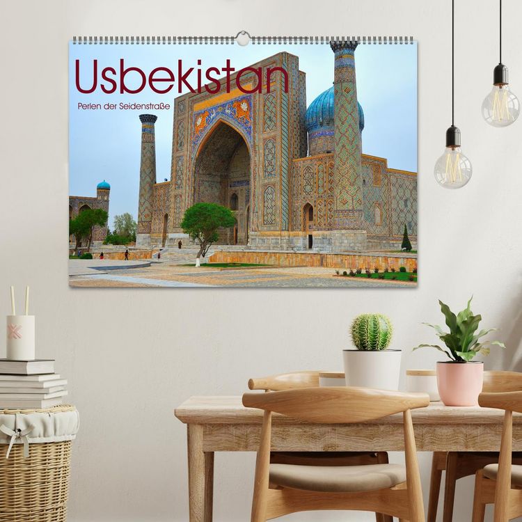 Produktbild: Usbekistan, Perlen der Seidenstra&szlig;e (Wandkalender 2026 DIN A2 quer), CALVENDO Monatskalender