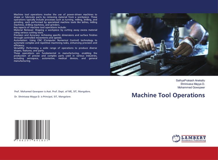 Produktbild: Machine Tool Operations