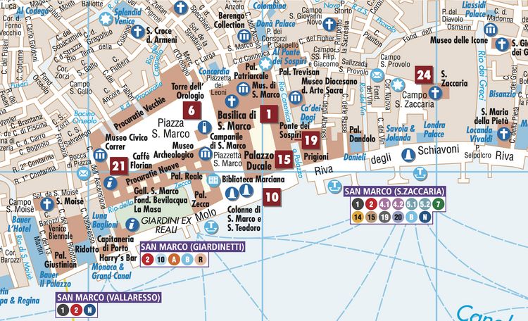 Produktbild: Venice, Venedig, Borch Map