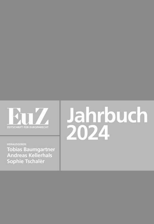 Produktbild: EuZ - Zeitschrift f&uuml;r Europarecht - Jahrbuch 2024