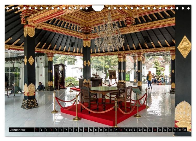 Produktbild: Yogyakarta - Indonesien (Wandkalender 2026 DIN A4 quer), CALVENDO Monatskalender