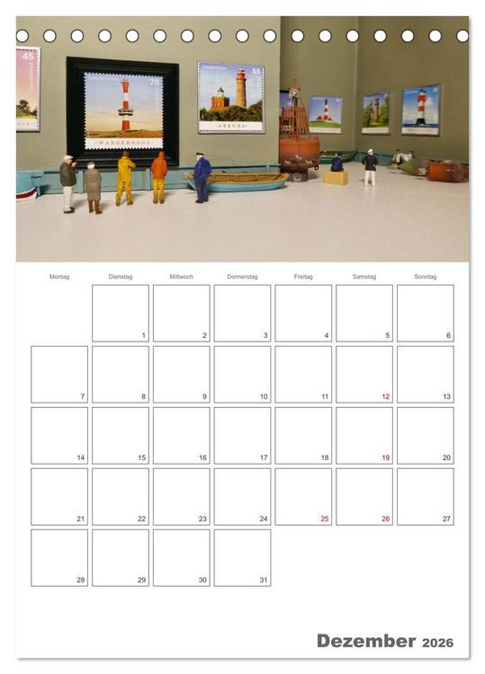 Produktbild: Wangerooge - Gl&uuml;cksort f&uuml;r Gro&szlig; und Klein (Tischkalender 2026 DIN A5 hoch), CALVENDO Monatskalender