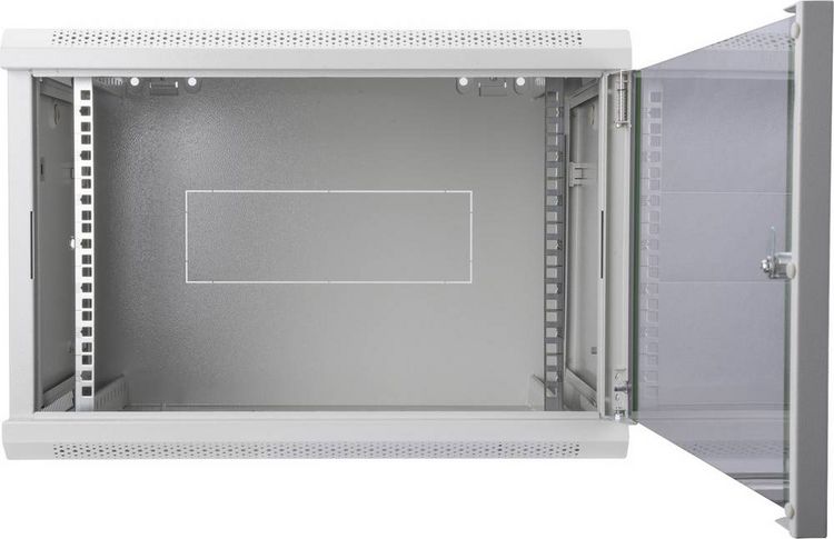 Produktbild: Digitus DN-19 07-U-EC 19 Zoll Wandgeh&auml;use (B x H x T) 600 x 416 x 450 mm 7 HE Lichtgrau (RAL 7035)