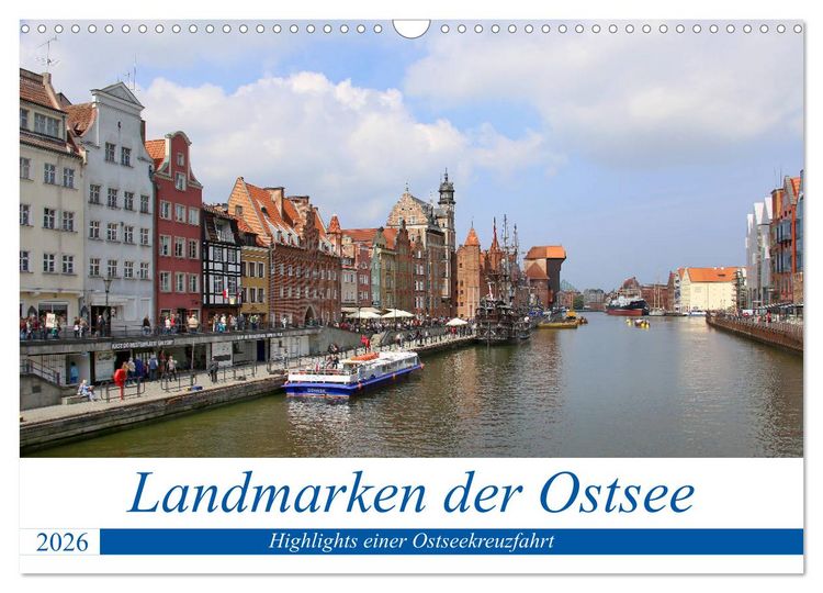 Produktbild: Landmarken der Ostsee (Wandkalender 2026 DIN A3 quer), CALVENDO Monatskalender