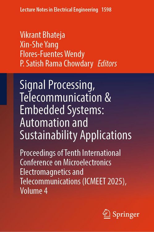 Produktbild: Signal Processing, Telecommunication & Embedded Systems: Automation and Sustainability Applications