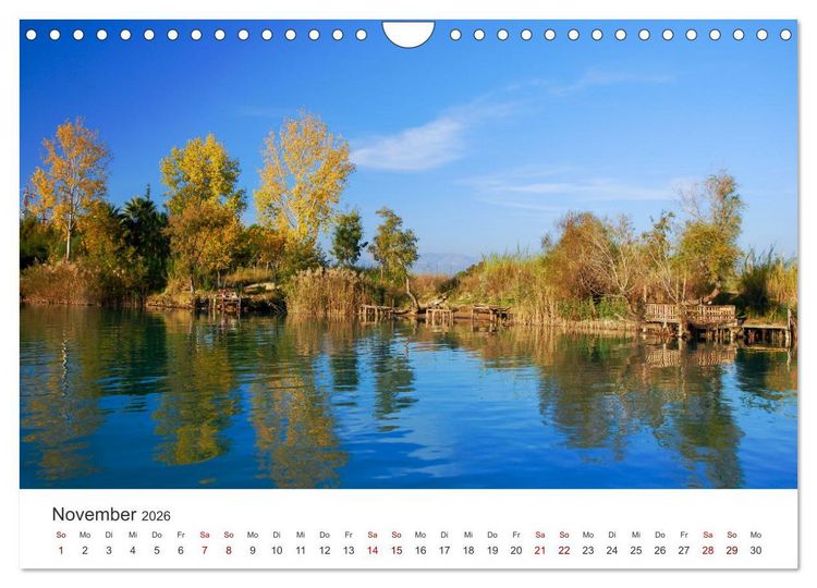 Produktbild: Flussfahrt in Manavgat (Wandkalender 2026 DIN A4 quer), CALVENDO Monatskalender