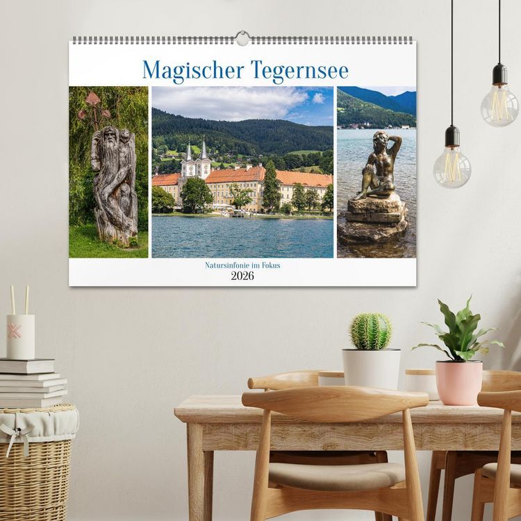 Produktbild: Magischer Tegernsee (Wandkalender 2026 DIN A2 quer), CALVENDO Monatskalender