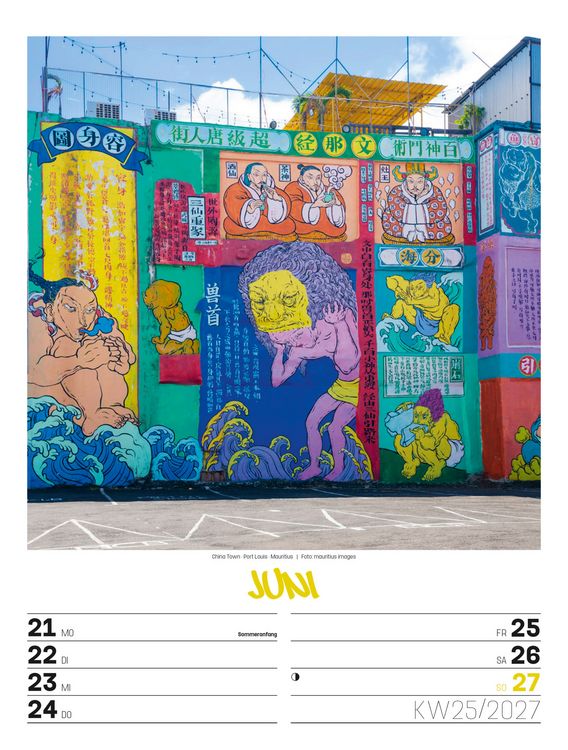Produktbild: Street Art Wochenplaner Kalender 2027