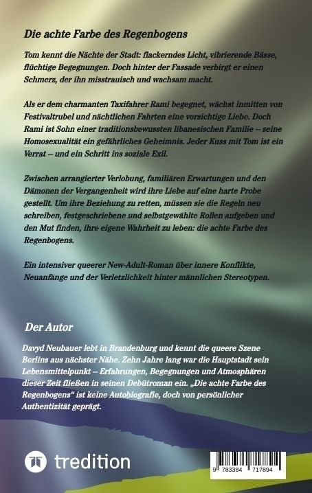Produktbild: Die achte Farbe des Regenbogens &ndash; ein queerer New Adult Roman &uuml;ber interkulturelle Liebe und Selbstfindung