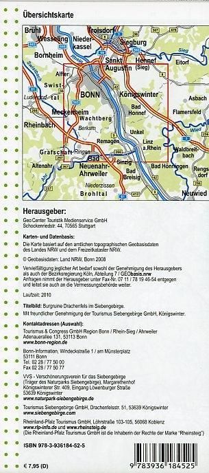 Produktbild: Nordrhein-Westfalen Wanderkarte 22 Bonn