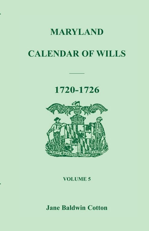Produktbild: Maryland Calendar of Wills, Volume 5