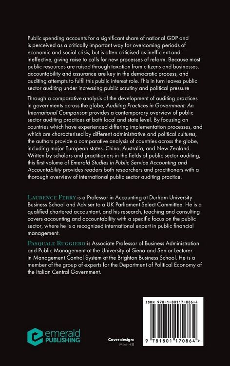 Produktbild: Auditing Practices in Local Governments