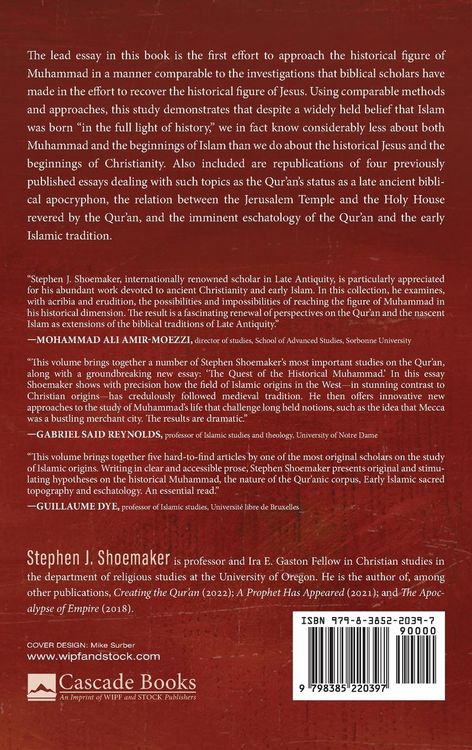 Produktbild: The Quest of the Historical Muhammad and Other Studies on Formative Islam